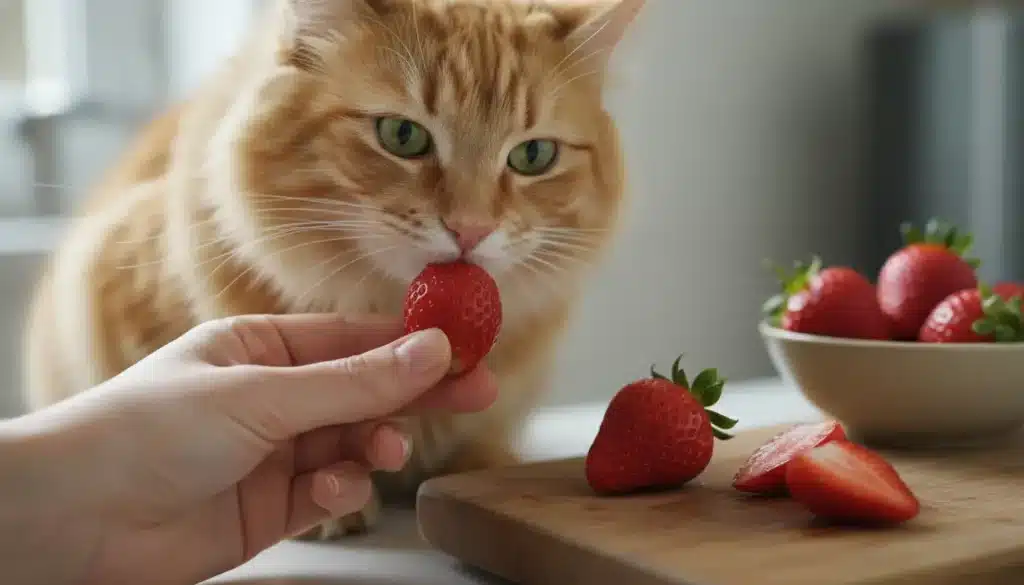 Mogen katten aardbeien