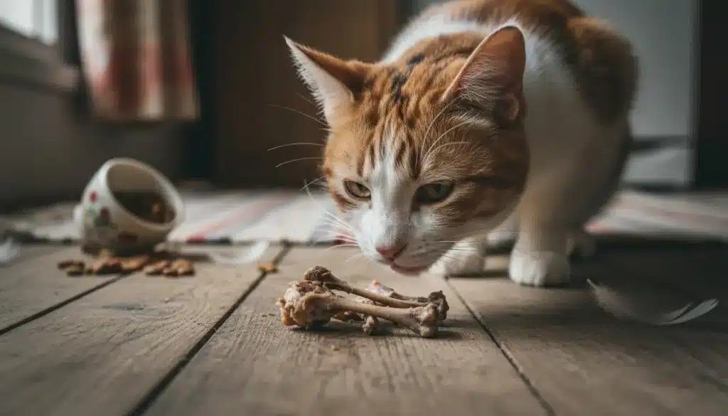 Mogen Katten Kippenbotjes
