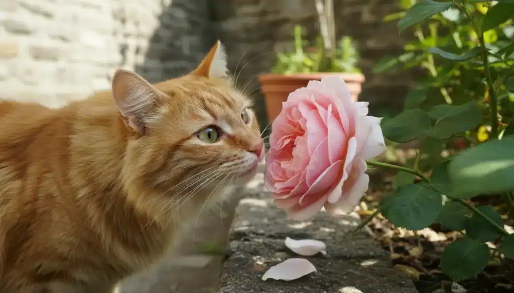 Mogen Katten Rozen Eten