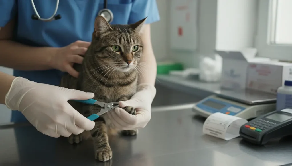 nagels knippen kat dierenarts kosten
