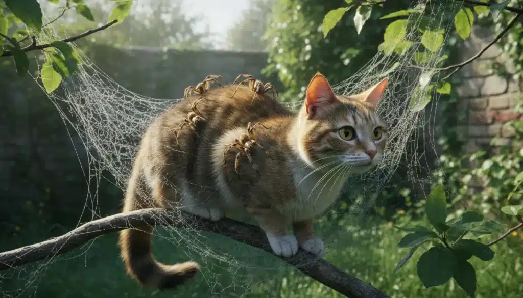 Spinnen kat