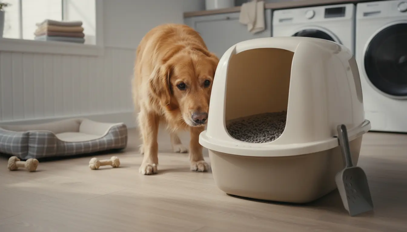 kattenbak voor honden