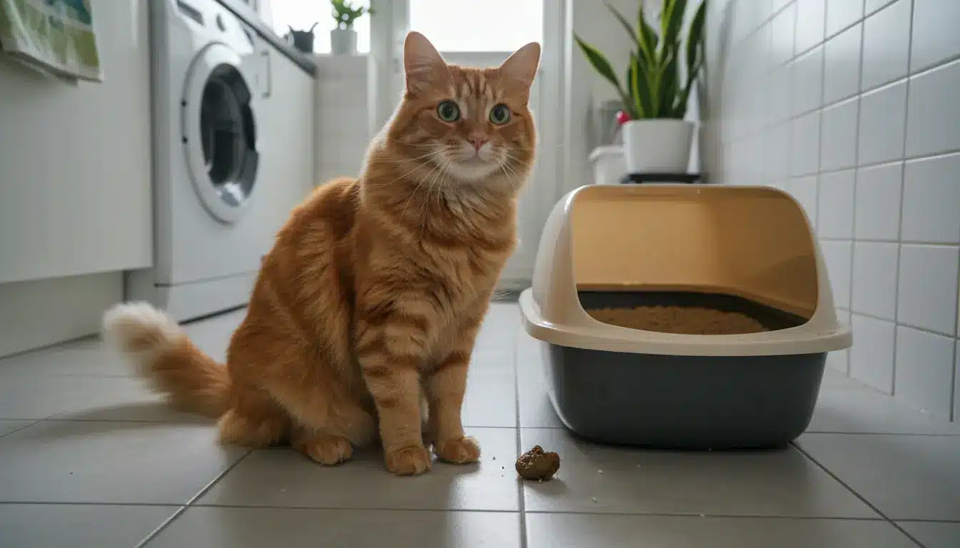 kat begraaft poep niet in kattenbak