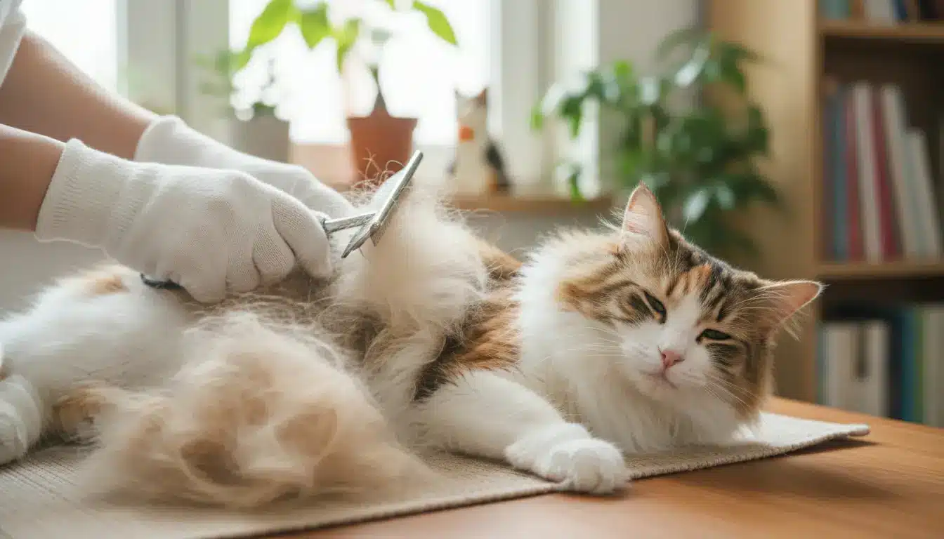 kat plukken vacht