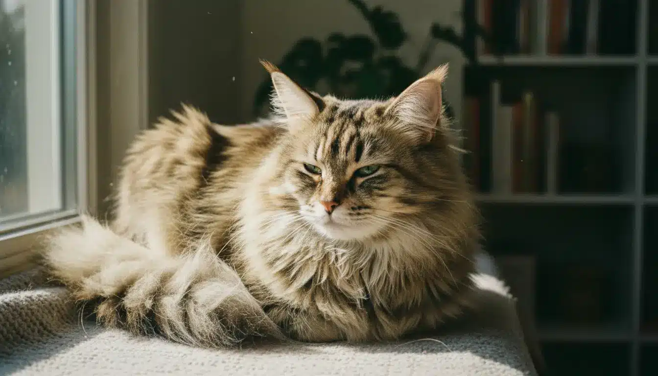 dikke vacht kat