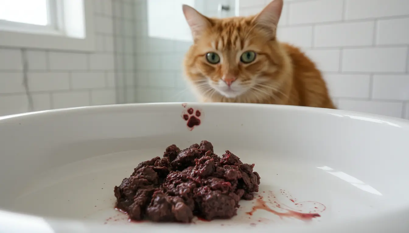kat heeft diarree bloed ontlasting