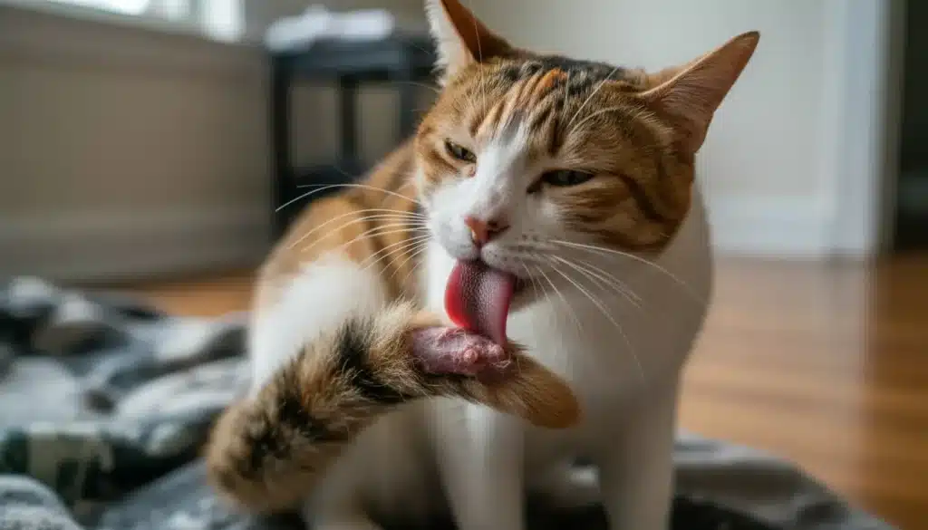 kat likt staart kaal