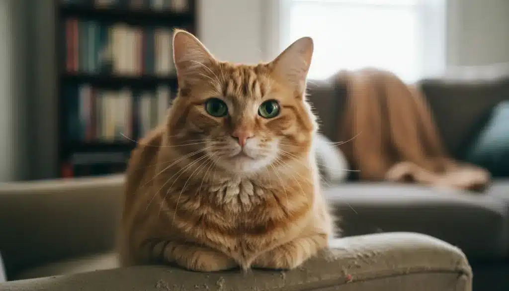 mijn kat staart naar mij